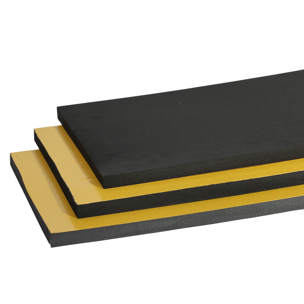 Dämmmatte, Dämmplatte, einseitig stark klebend - 1m x 0,5m x 10mm - 48 Stück